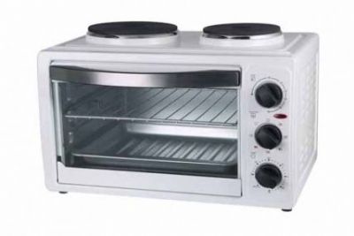 38L Electrical ovens with two hot plates