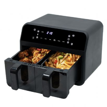 8L Dual Basket Multi-function Electric Air Fryer