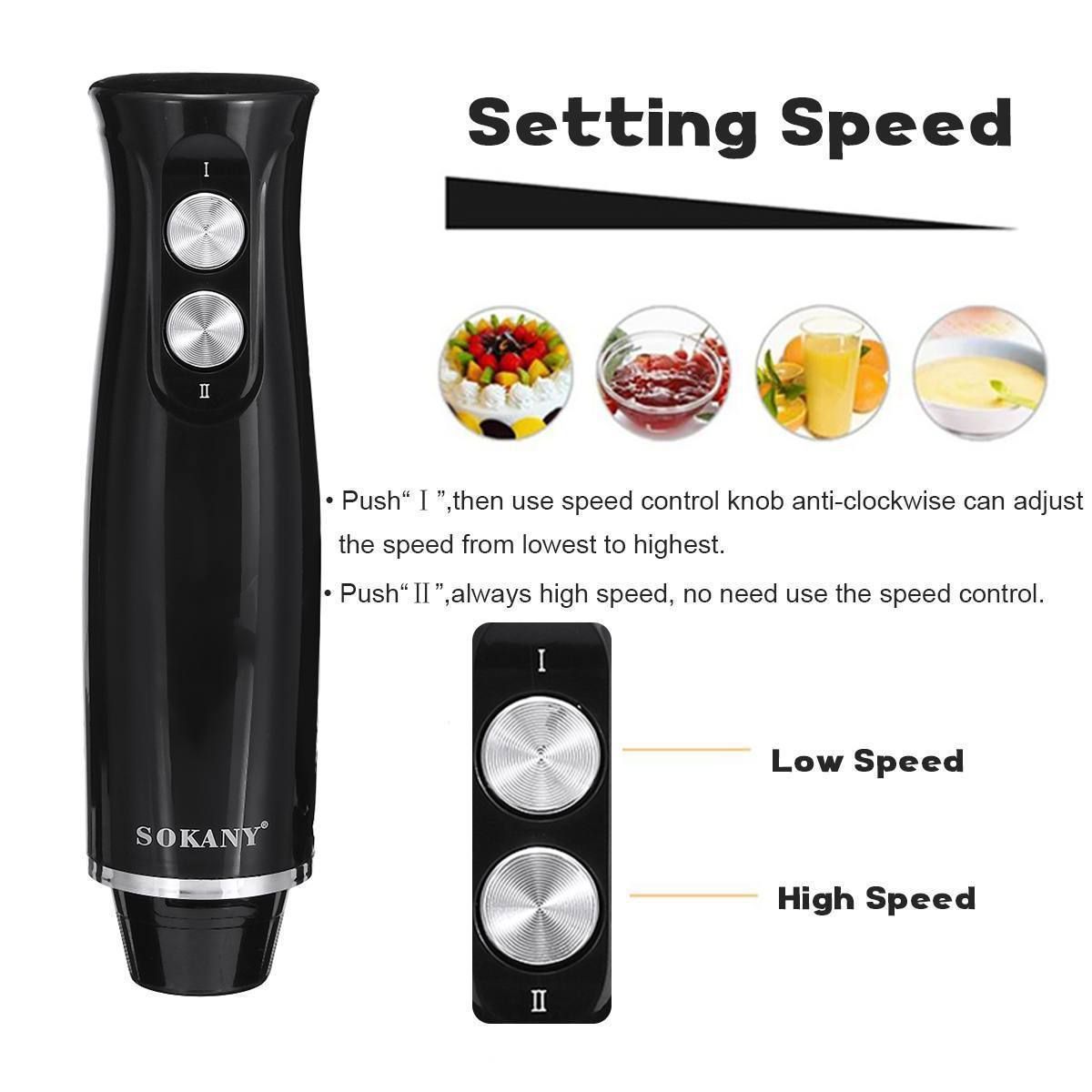 4 IN 1 hand blender