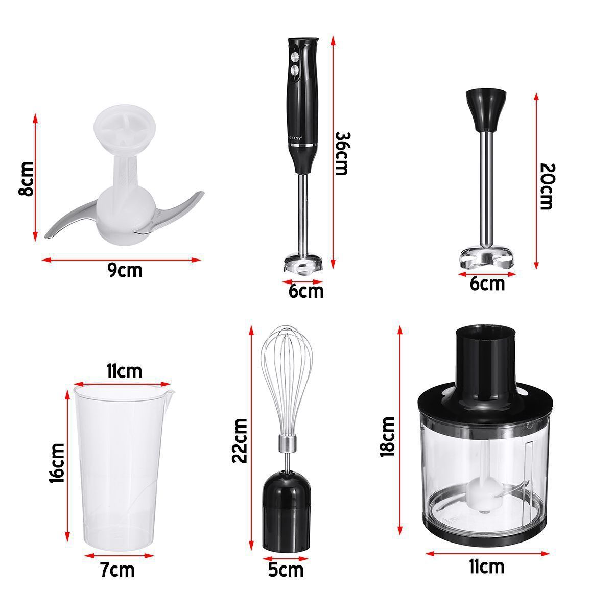 4 IN 1 hand blender