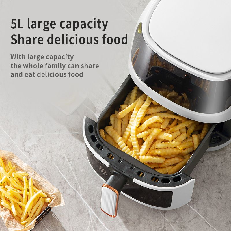 5L visible window air fryer
