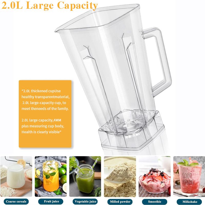 6 in1 heavy duty 2L blender juicer