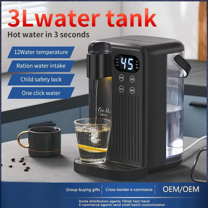 Water Dispenser Kettle Fast Heating Cold and Hot Water Purifier for Hotels