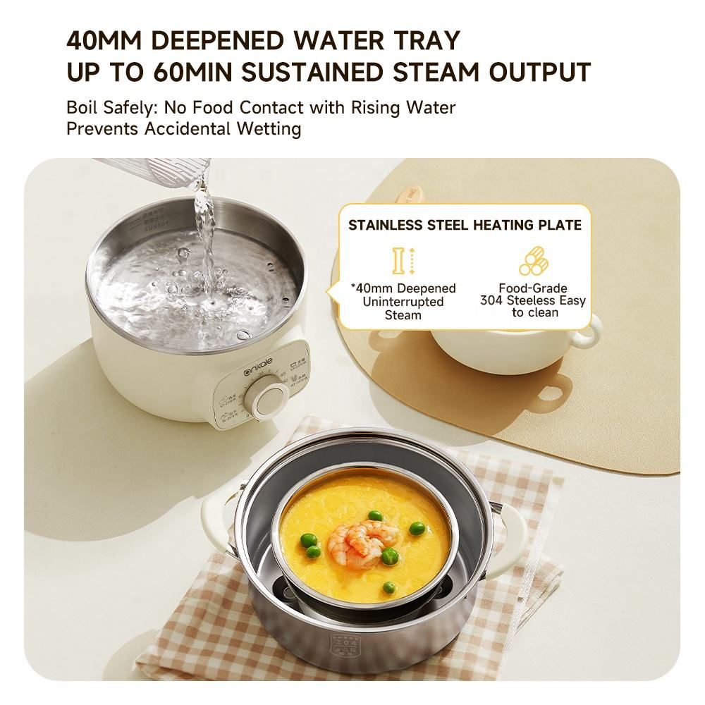 Stainless Steel Egg Boiler Multi-function Steamer Egg Cooker