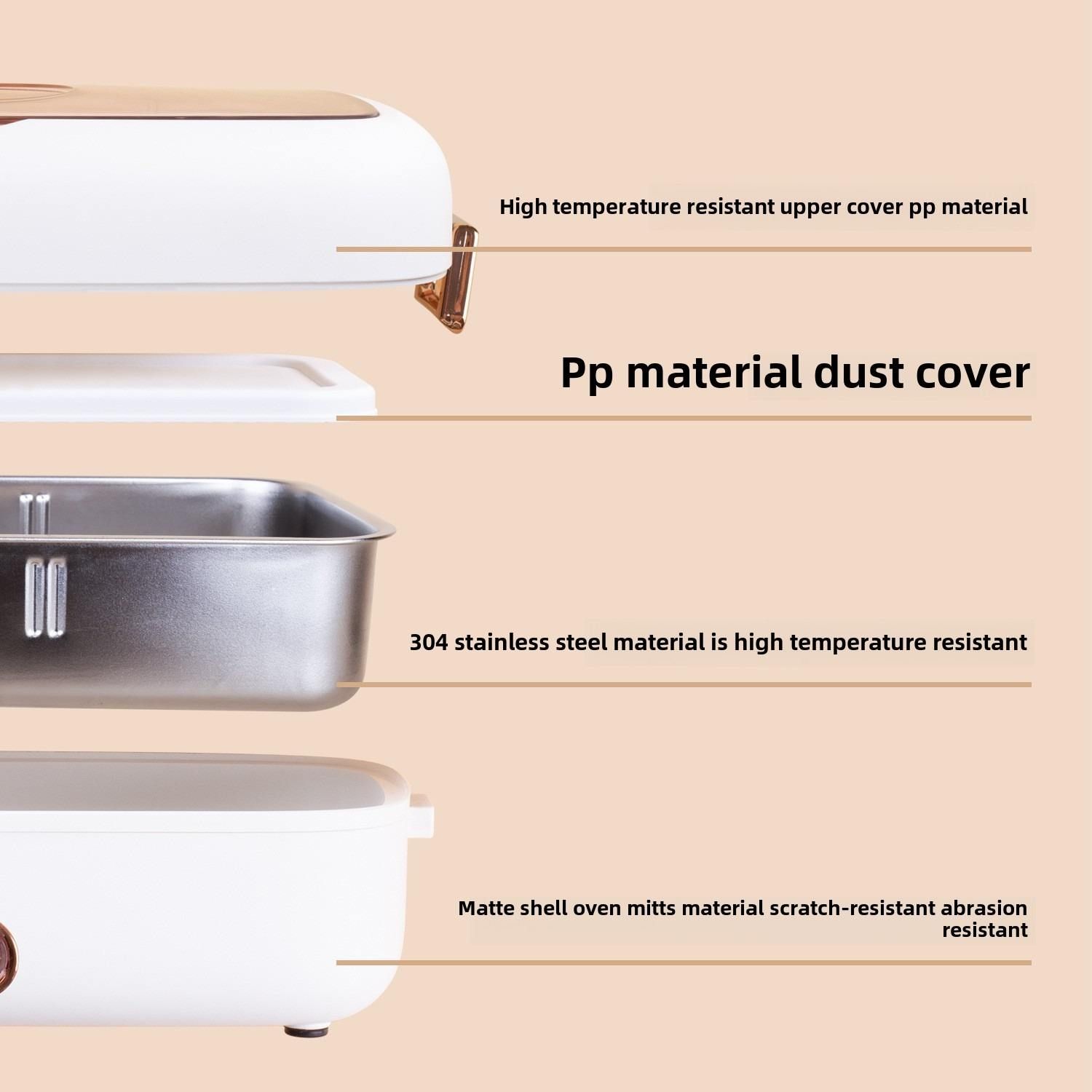 Electric Lunch Box Portable Automatic Heating Lunch Box support USB use