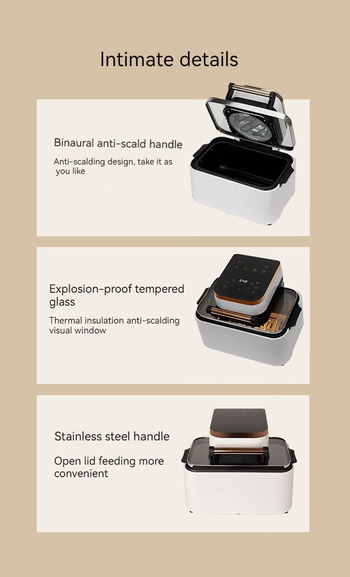 10L stainless steel air fryer oven