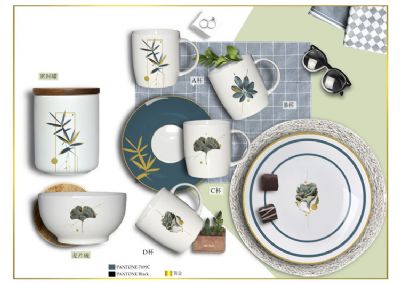 Fruit Green Plant Series ceramic tableware